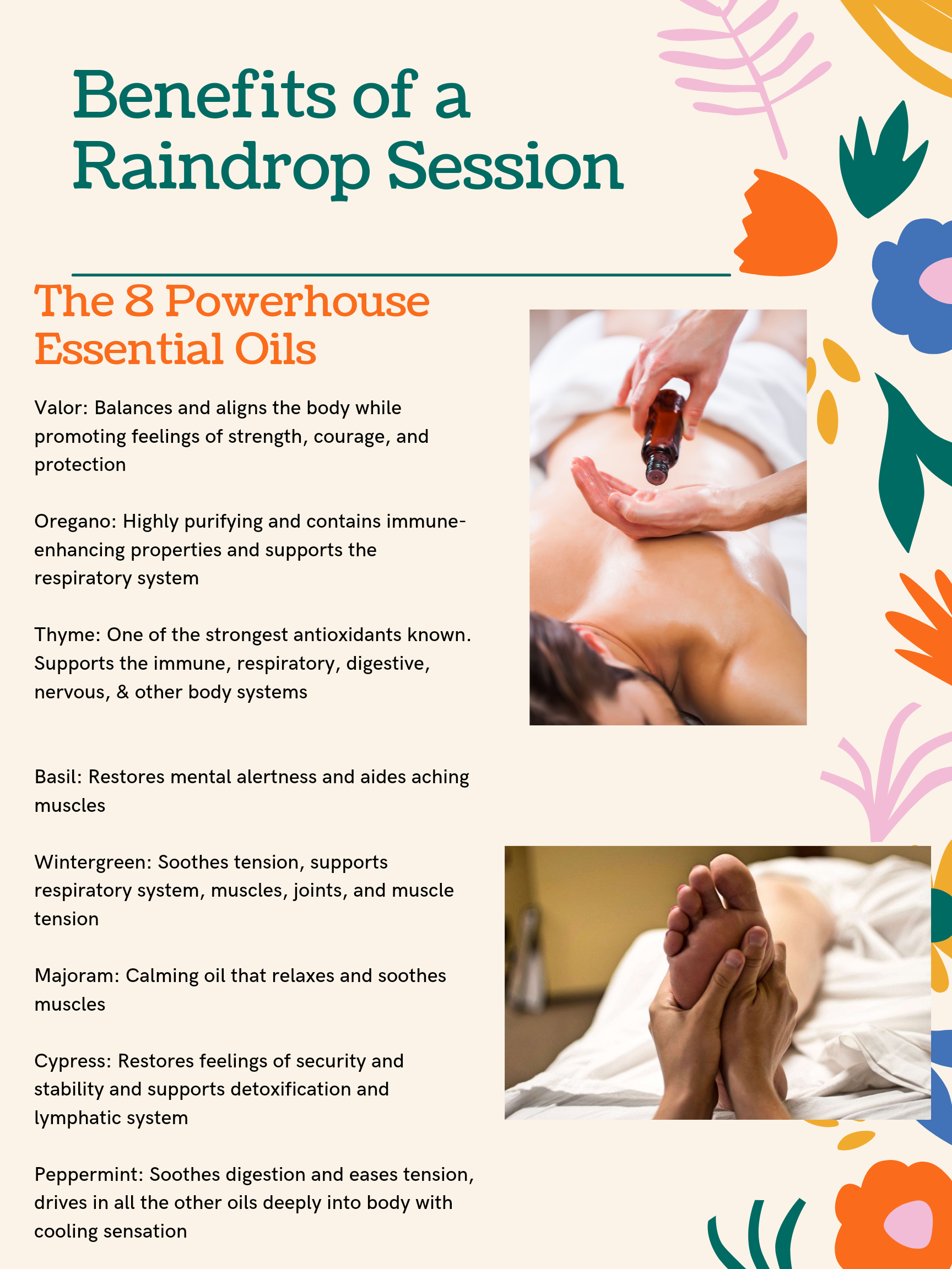 benefits-of-raindrop-session Benefits of a Raindrop Session informational poster